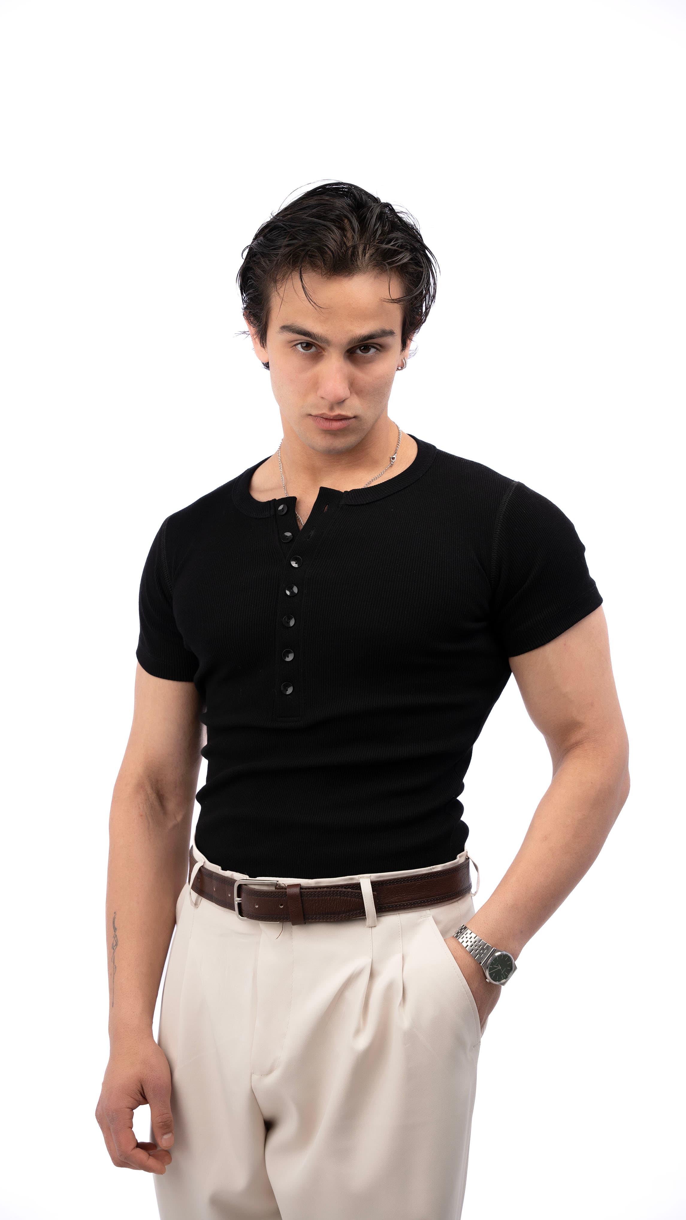 هنلی شرت | henley shirt
